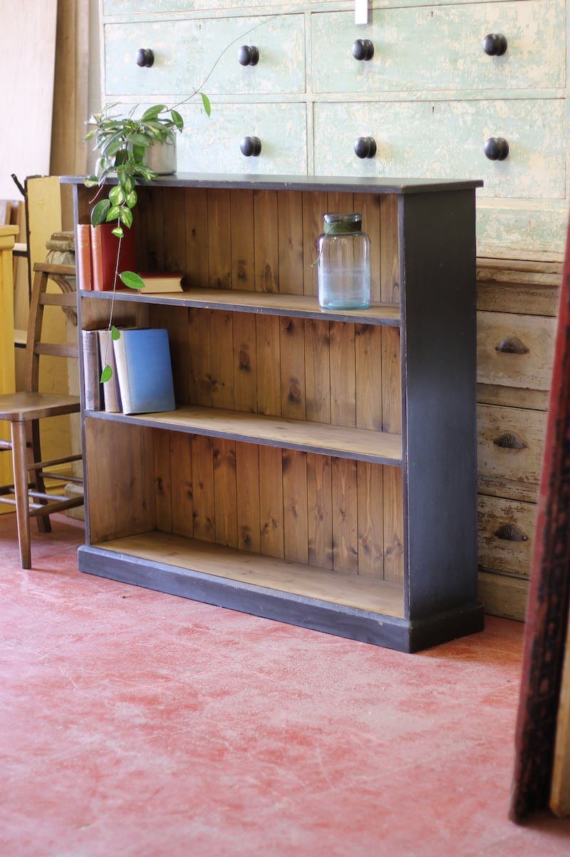 part-painted-pine-custom-bookcase