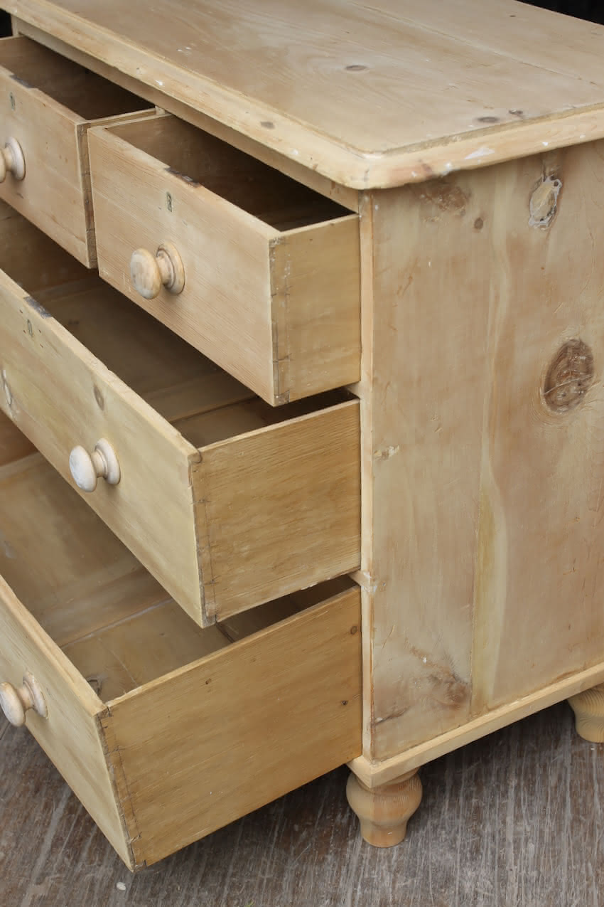 gorgeous very clean english pine cupboard two door base with one long original shelf inside and two brass round knobs.