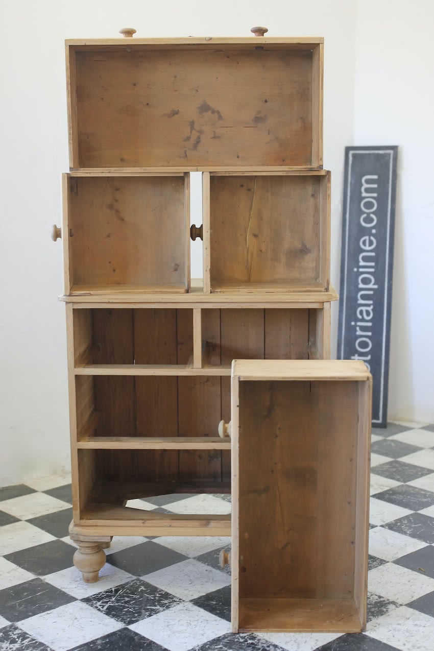restored fine pine blonde victorian large chest of drawers with original wooden knobs and new turned tulip shaped feet.antique pine chest restored with original knobs and feet, brass keyplates added later.
