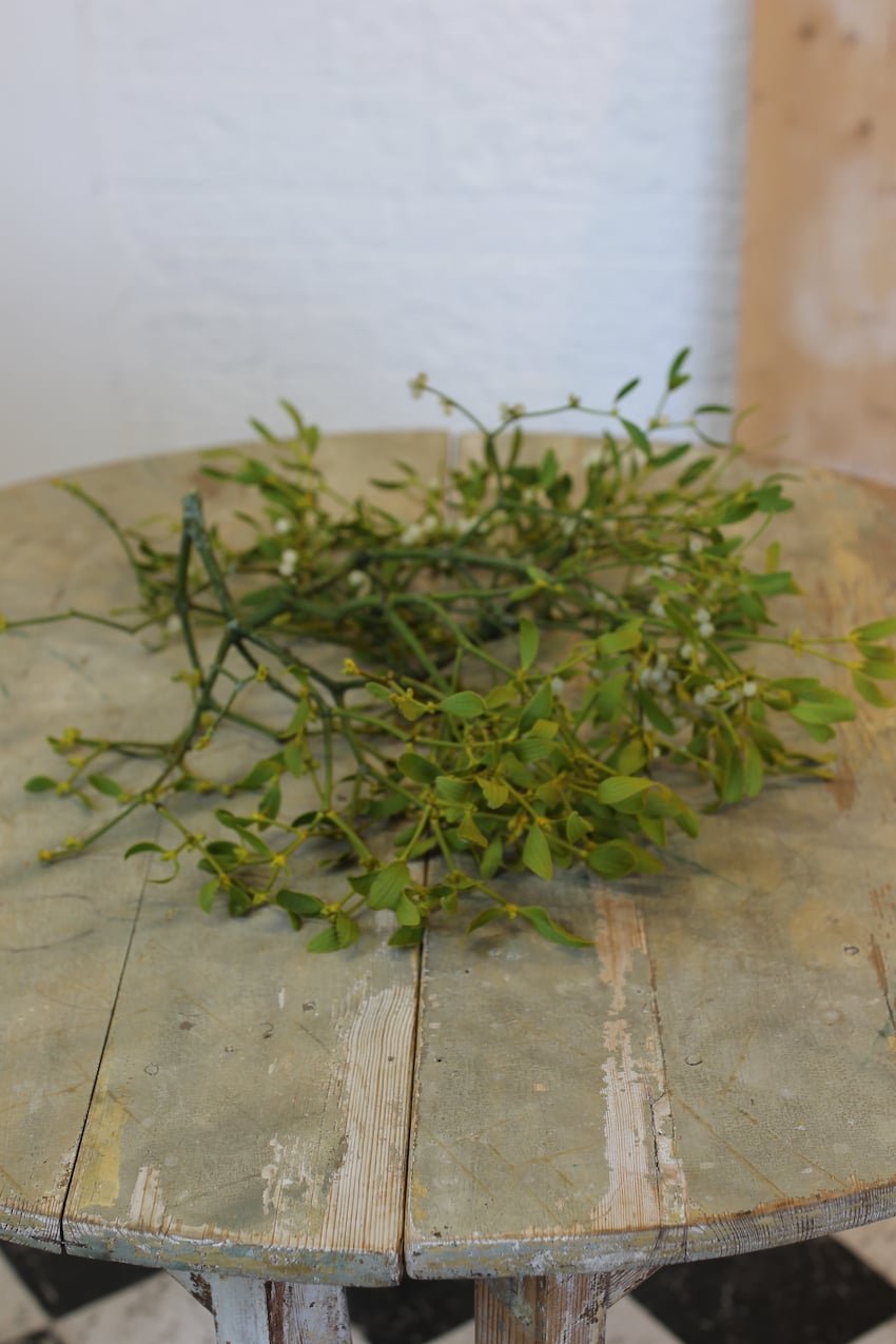 beautiful swedish pair of demi lune tables in original paint in the original condition with painted marbling effect on the top, and a repair done to a leg.