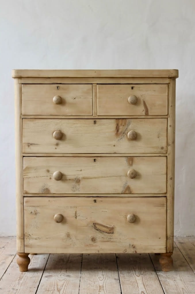 tall blonde victorian pine chest 1.jpeg