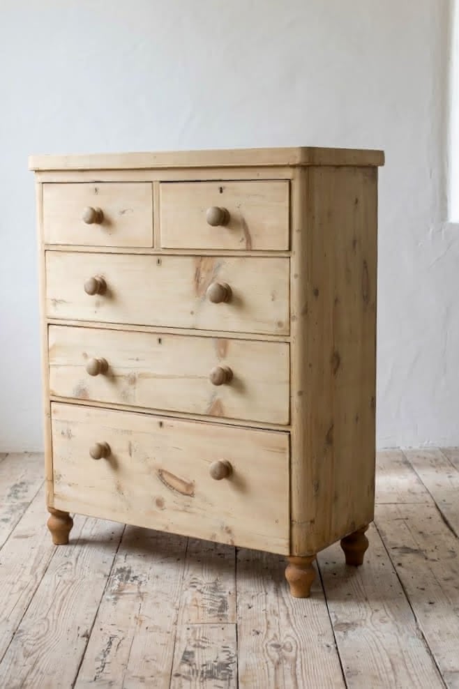 tall blonde victorian pine chest 3.jpeg