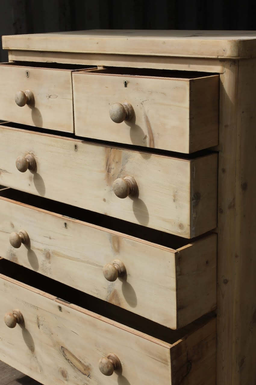tall blonde victorian pine chest 5.jpeg