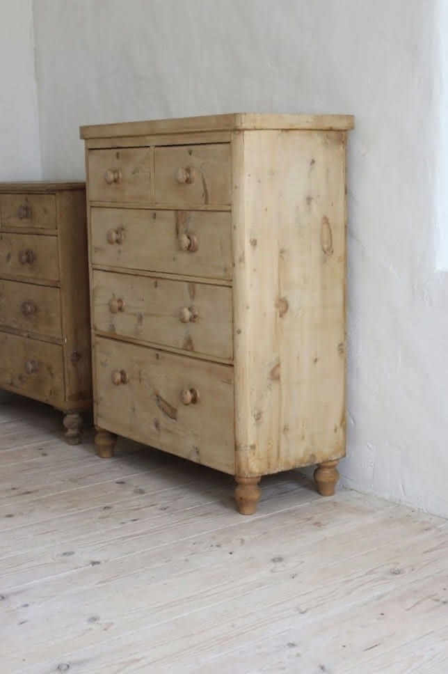 tall blonde victorian pine chest 7.jpeg
