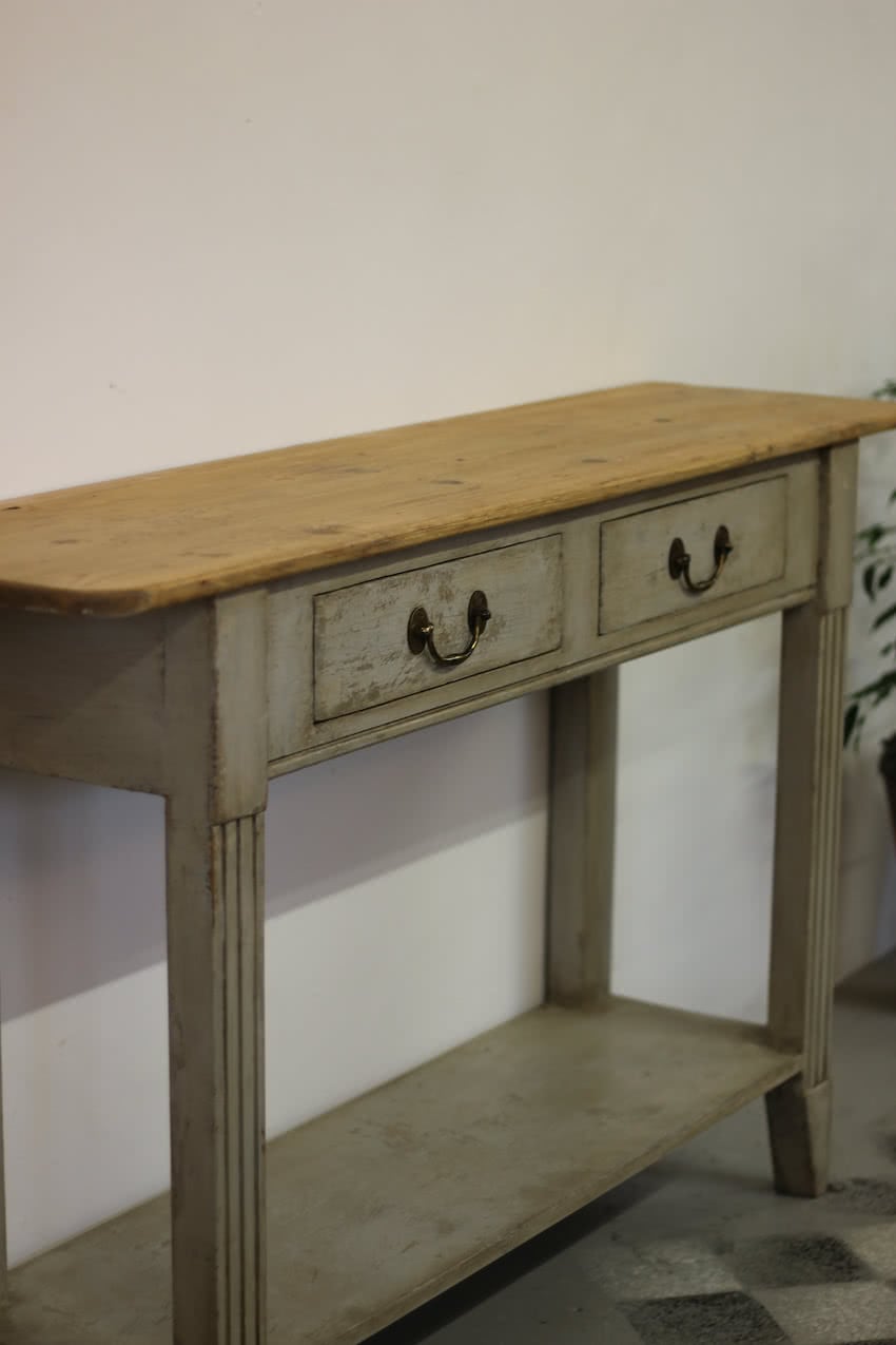 two-drawer-painted-console-table