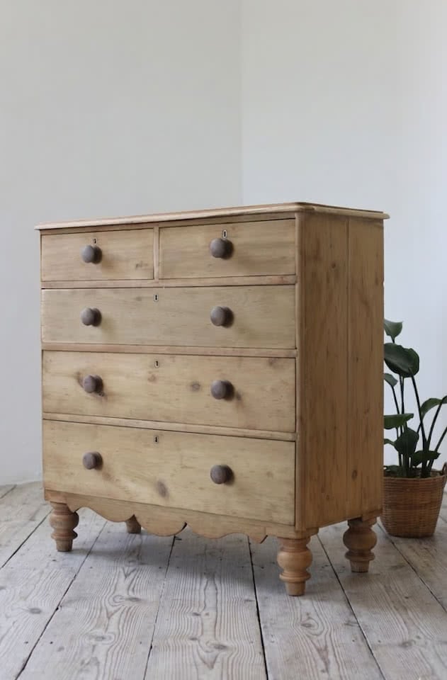 cute pine chestclassic restored victorian pine four drawer chest with wooden knobs and new turned feet